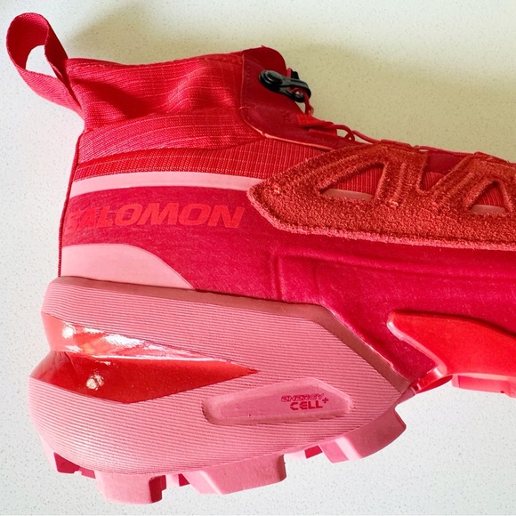 NWT Salomon x MM6 Maison Margiela Red Sneakers - Picture 12 of 17